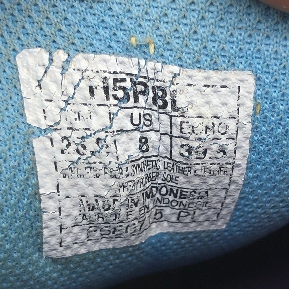 Asics Shoes Women's 8 Gel Saga Walking White Blue Casual Sneakers - Picture 7 of 8